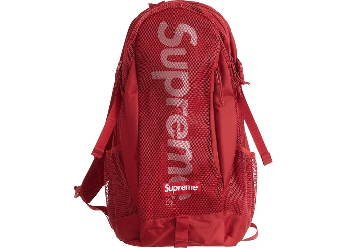 supreme backpack grey