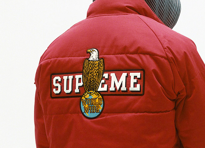 supreme mechanics puffy jacket
