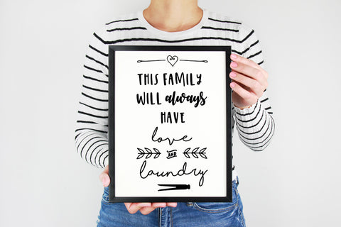We'll always have love and laundry printable