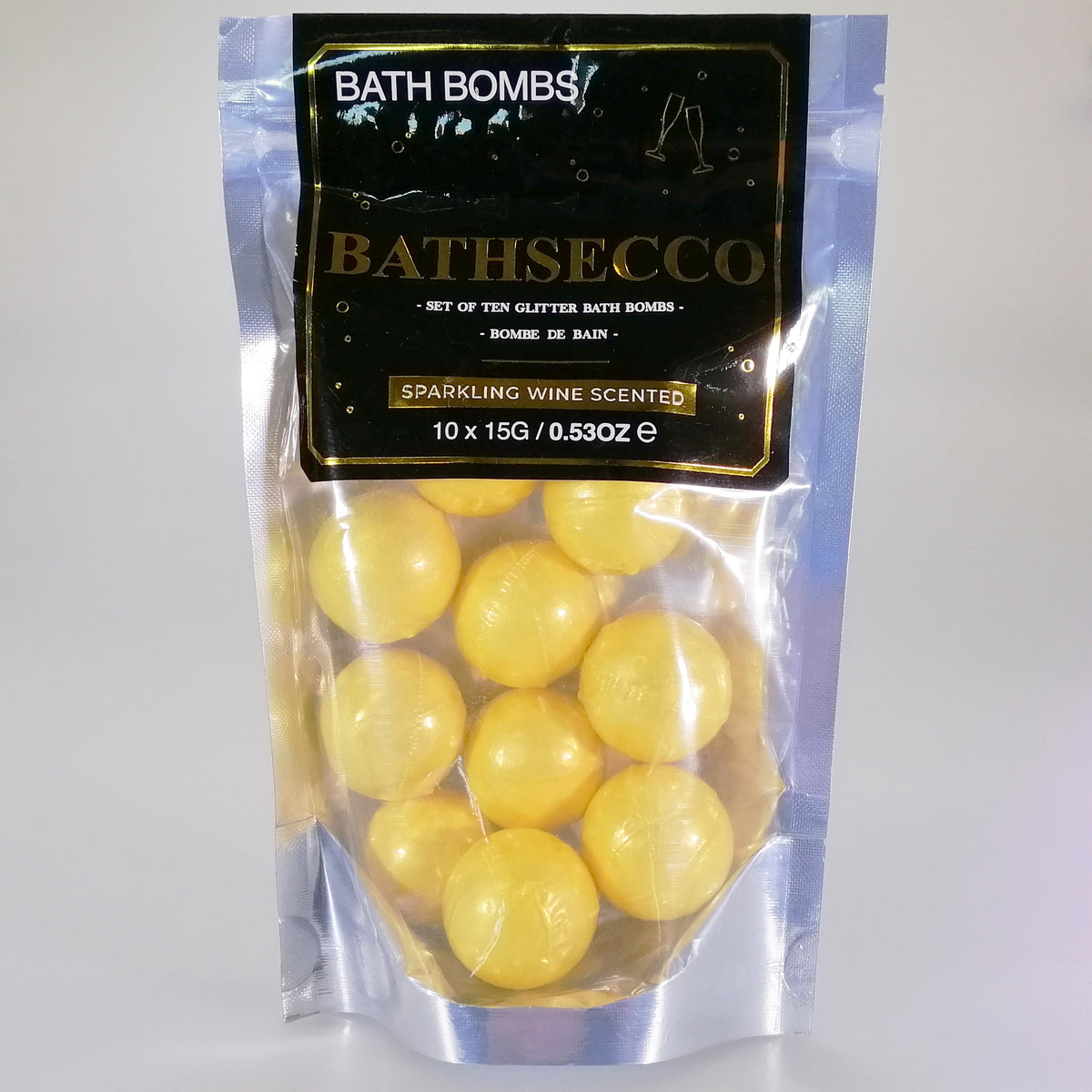 prosecco bath bomb