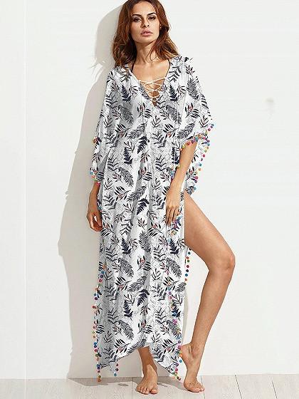 split maxi beach dress
