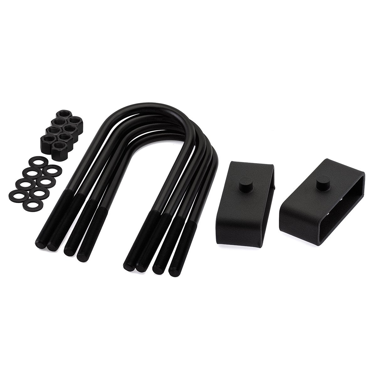 Steel Rear Blocks + U-Bolts Lift Kit 2003-2012 Dodge Ram 3500 Non-overloads