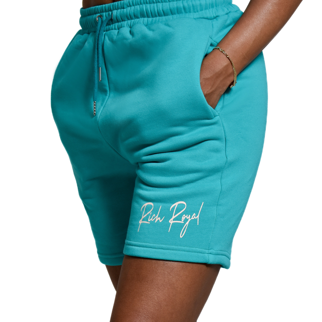 Fleece Shorts (TURQUOISE)