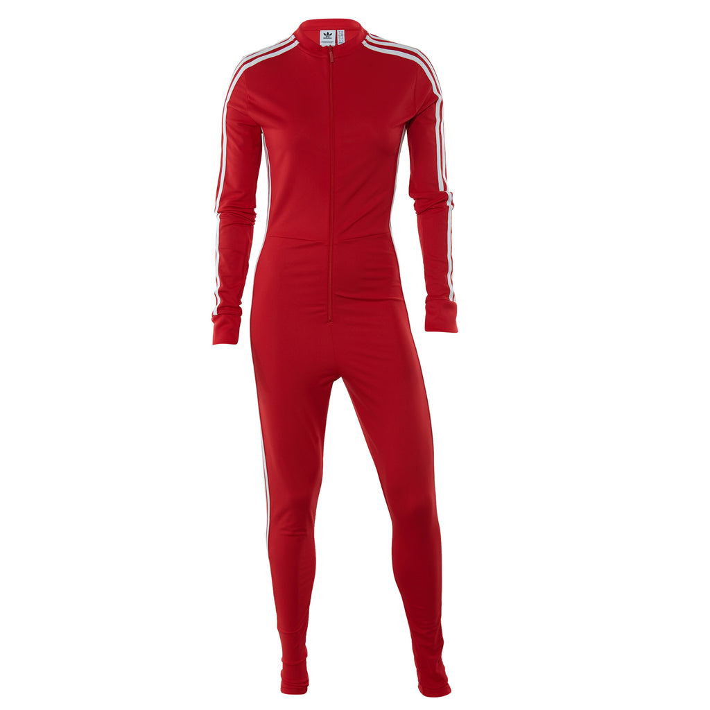 adidas stage suit red