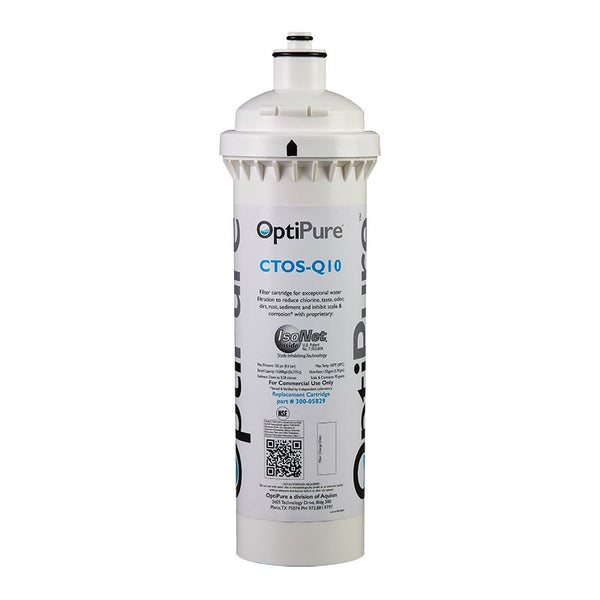 OptiPure CTOS-Q10, 300-05829, 10 inch Qwik-Twist Carbon Water Filter,  IsoNet® Scale Inhibitor