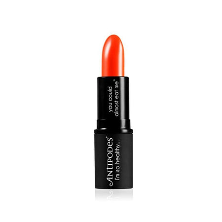 Antipodes Moisture-Boost Natural Lipstick - Piha Beach Tangerine