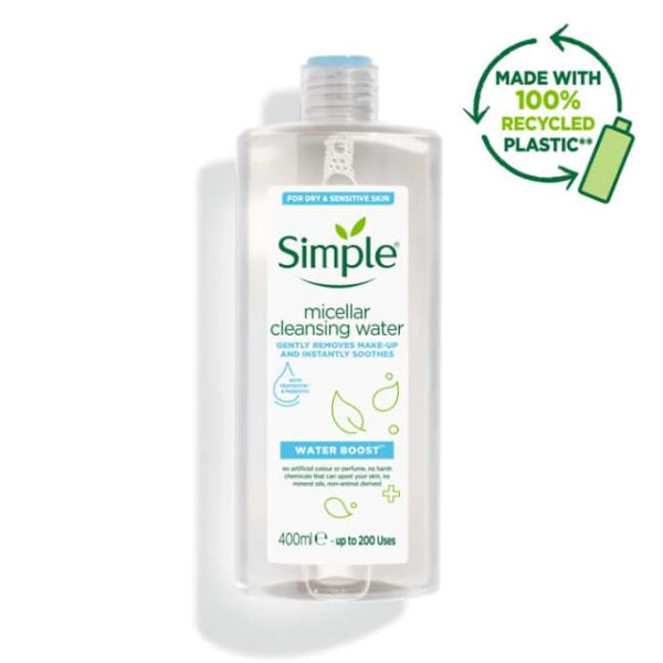 Simple Water Boost Micellar Cleansing Water - Cleanser