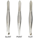 SwissCare Stainless Steel Tweezer Pack - Facial Roller