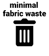 Made under processes minimising fabric waste by ColieCo