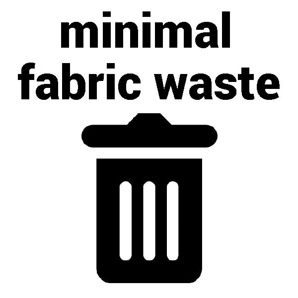 Made using processes designed to minimise fabric waste by ColieCo