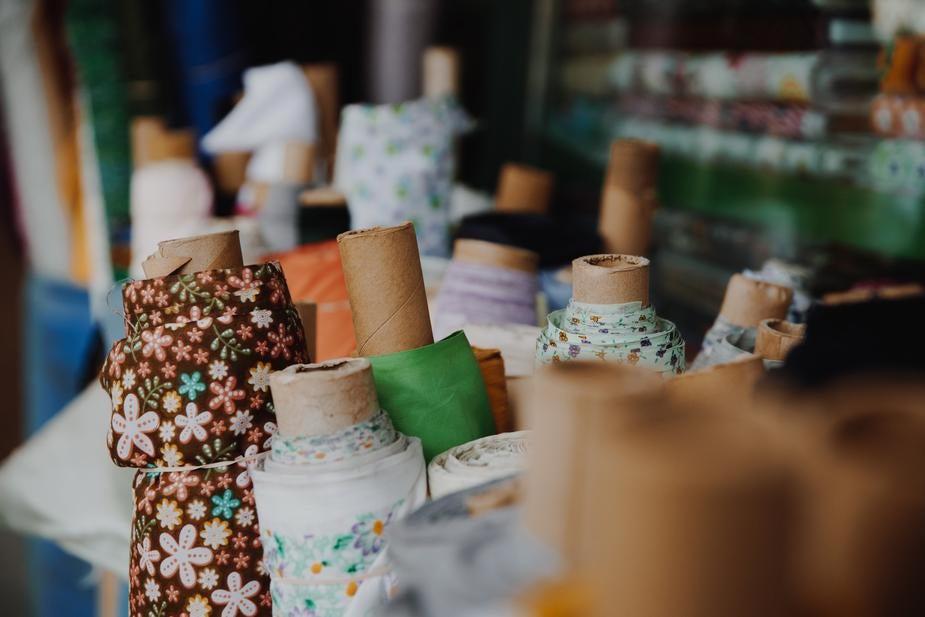 Reclaimed fabric rolls