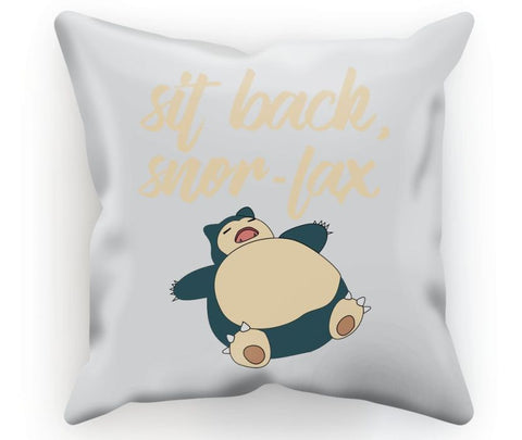 Sit Back Snorlax Pokemon Cushion