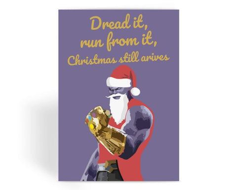 The Avengers Thanos Christmas Card