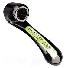 Red Eye Glass 5" Sherlock Hand Pipe