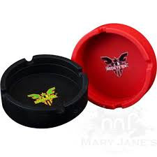 Red Eye Tek Black Silicone Ashtray