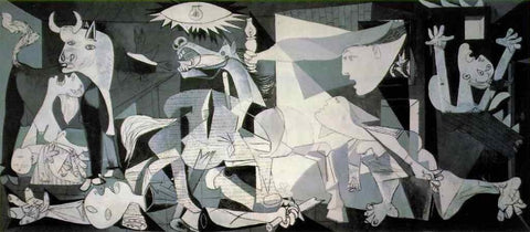 Pablo Picasso, Guernica, 1937. Oil on canvas, dimensions: 349.3 x 776.6 cm. Museo Nacional Centro de Arte Reina Sofia, register number DE00050.