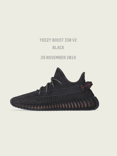 next yeezy release 2019 black