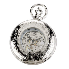 Pocket watch with half hunter case