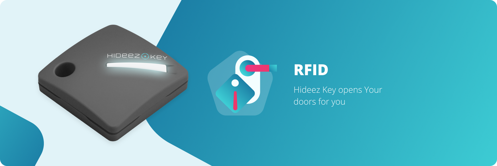 RFID Hideez Key opens doors for you