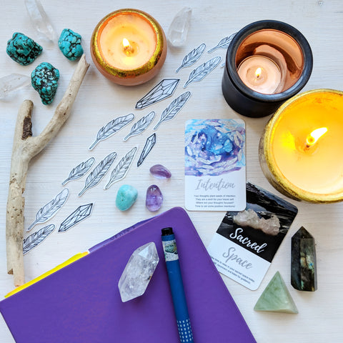 Sacred Wild Soul journaling and setting intentions