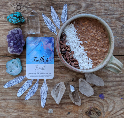 Trust oracle deck crystals overnight oats