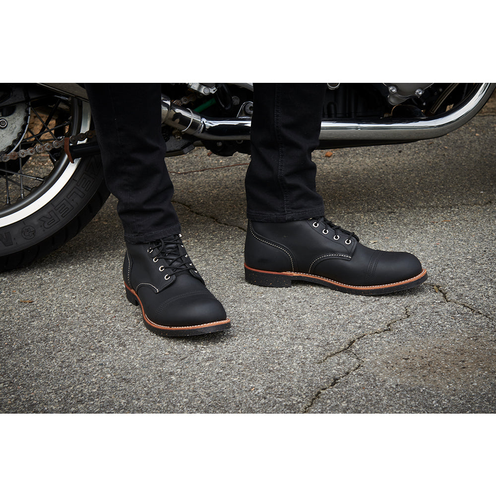 red wing 8114 iron ranger black