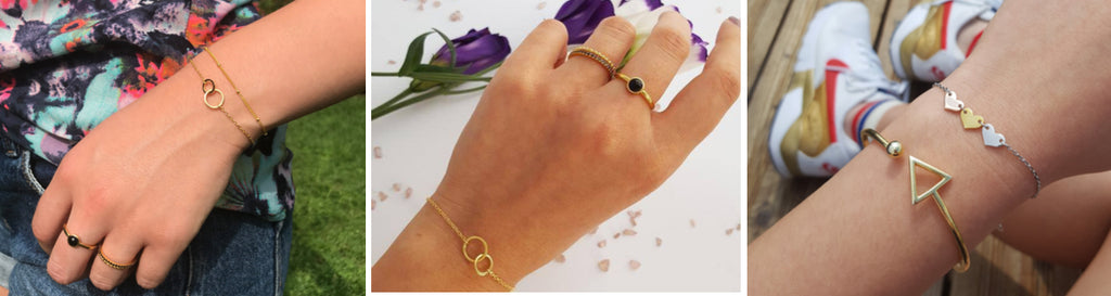Damenschmuck aus Gold - Brautjungfern Armschmuck