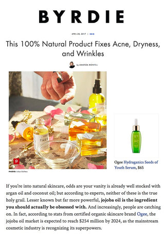 Byrdie: This 100% Natural Product Fixes Acne, Dryness, and Wrinkles. 