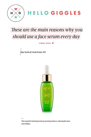 HelloGiggles: The Main Reason You Should Use Ogee Seeds of Youth Serum
