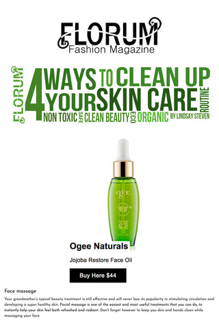 4 Ways to Clean Up Your Skin Care Routine non toxic safe clean beauty eco organic