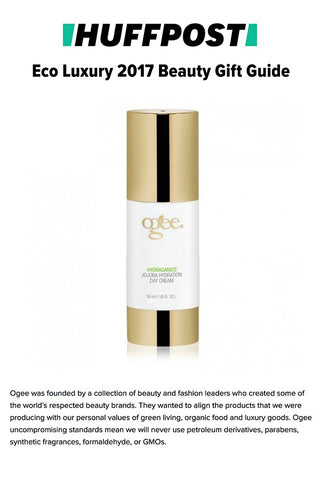 Huffpost: Eco Luxury 2017 Beauty Gift Guide - Ogee Organics