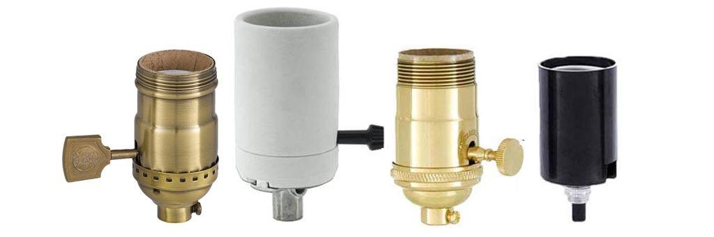 Brass Pull Chain Lamp Sockets - Paxton Hardware
