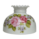 10" Lamp Shade with Hand Painted Pink Roses