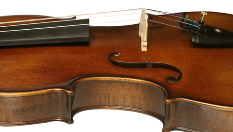 Wholesale Model SRV1009 Professional Solid Spruce & Ebony Made Tiger Stripe Violin Different Sizes with Accessories