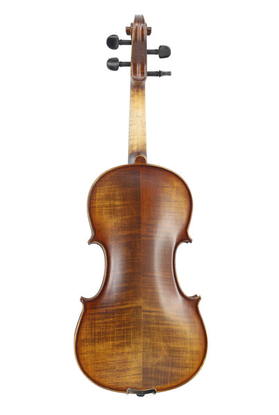 Wholesale Model SRV1009 Professional Solid Spruce & Ebony Made Tiger Stripe Violin Different Sizes with Accessories