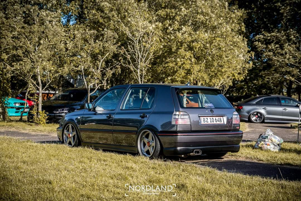 mk3 golf stance votex wing lip spoiler clear tails