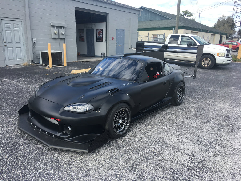 miata nb v6 fabrication stance