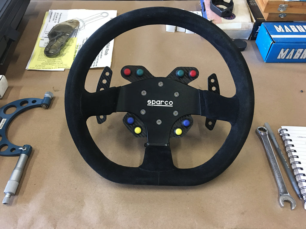 custom sparco racing steering wheel
