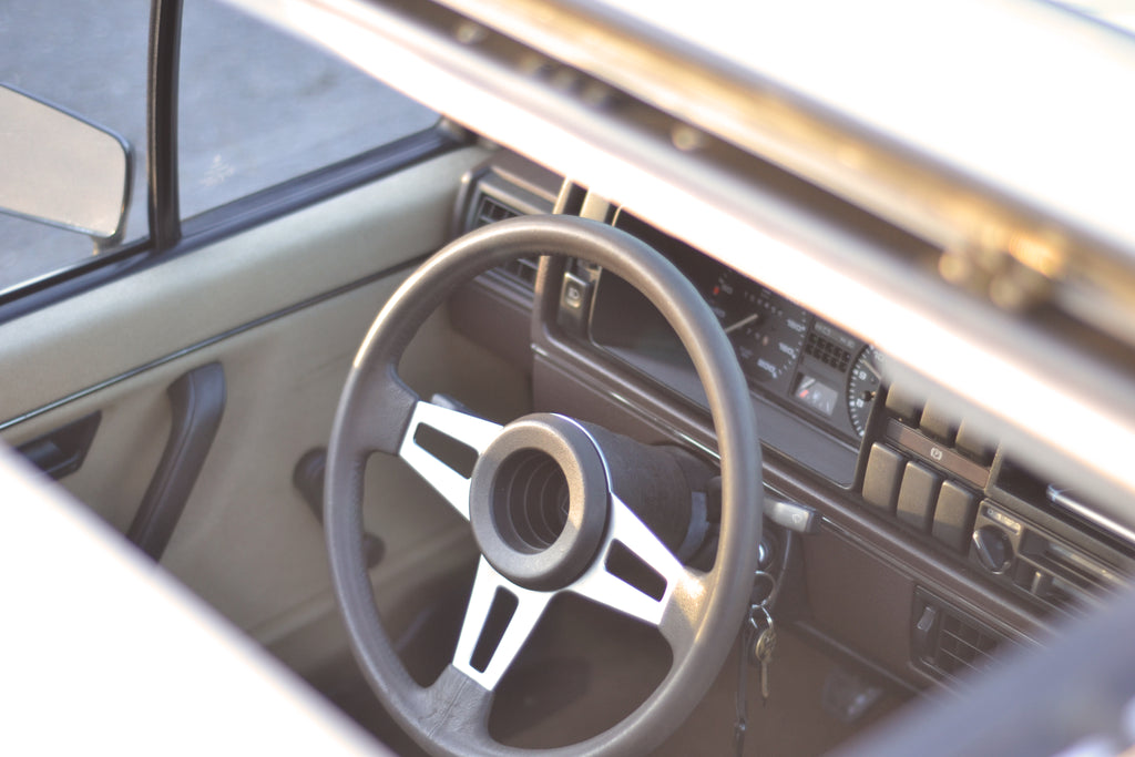 vw mk2 interior wolfsburg steering wheel beige