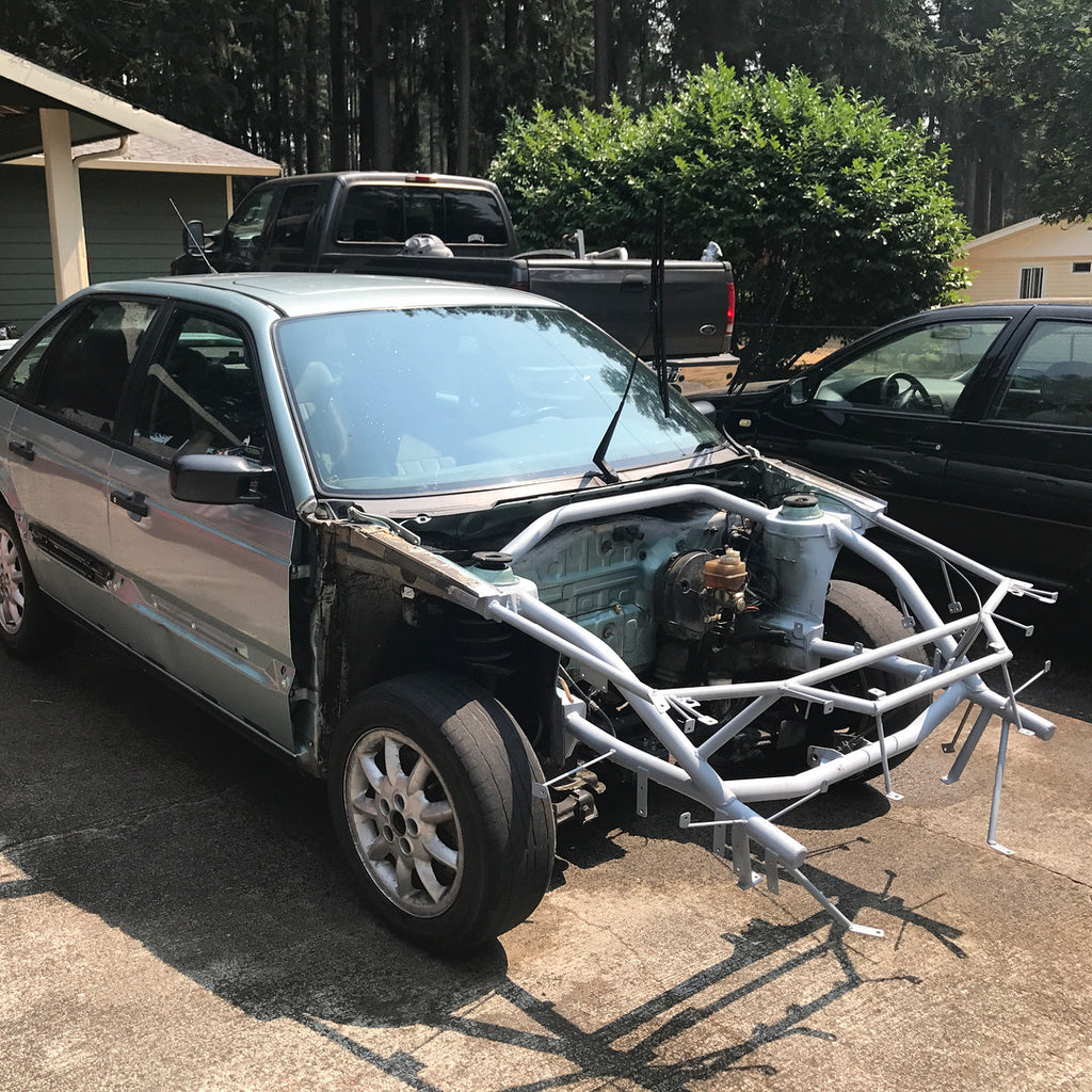 vw passat b3 tube chassis build