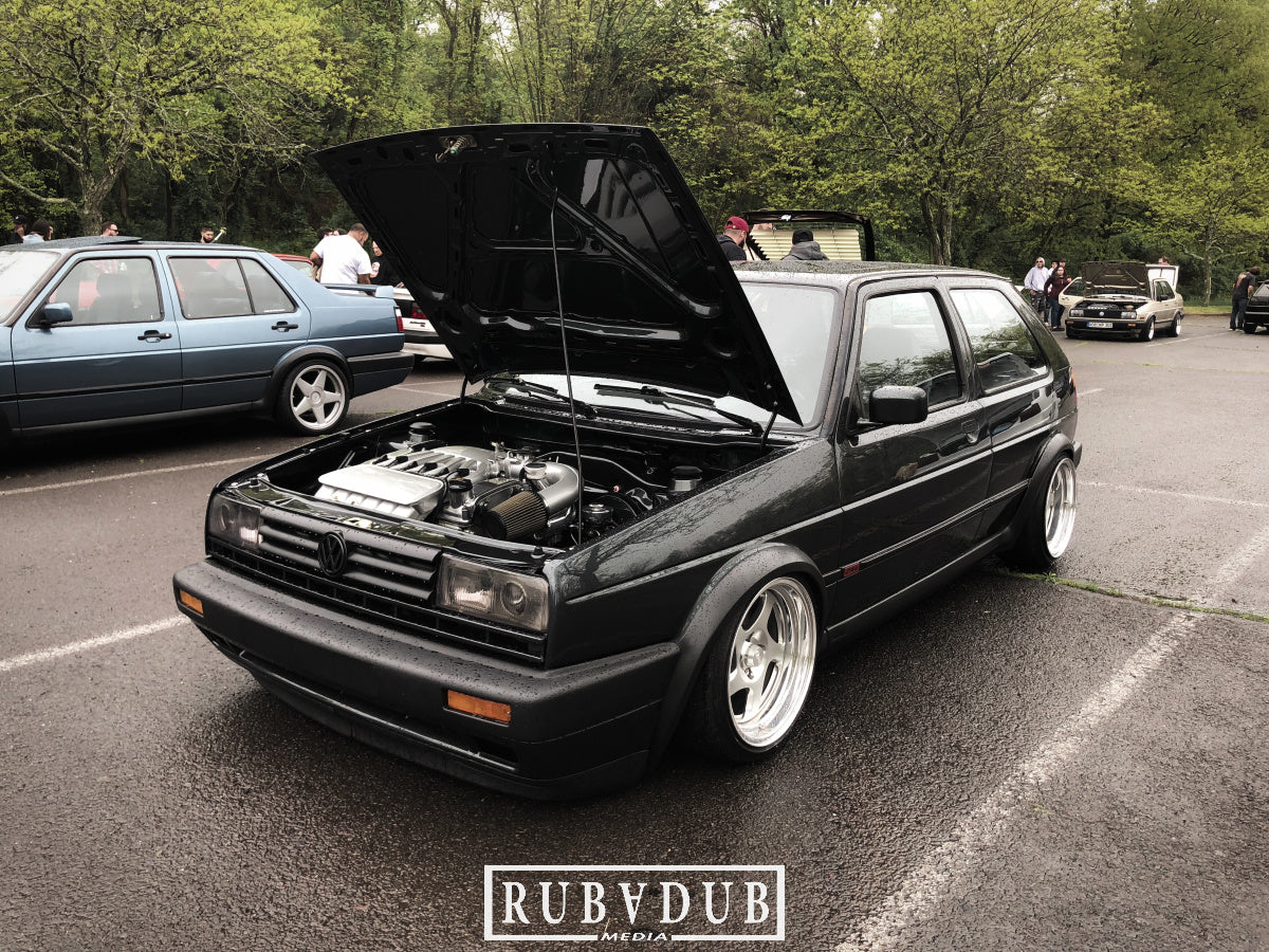 gaets r32 24v vr6 swap rallye front golf mk2