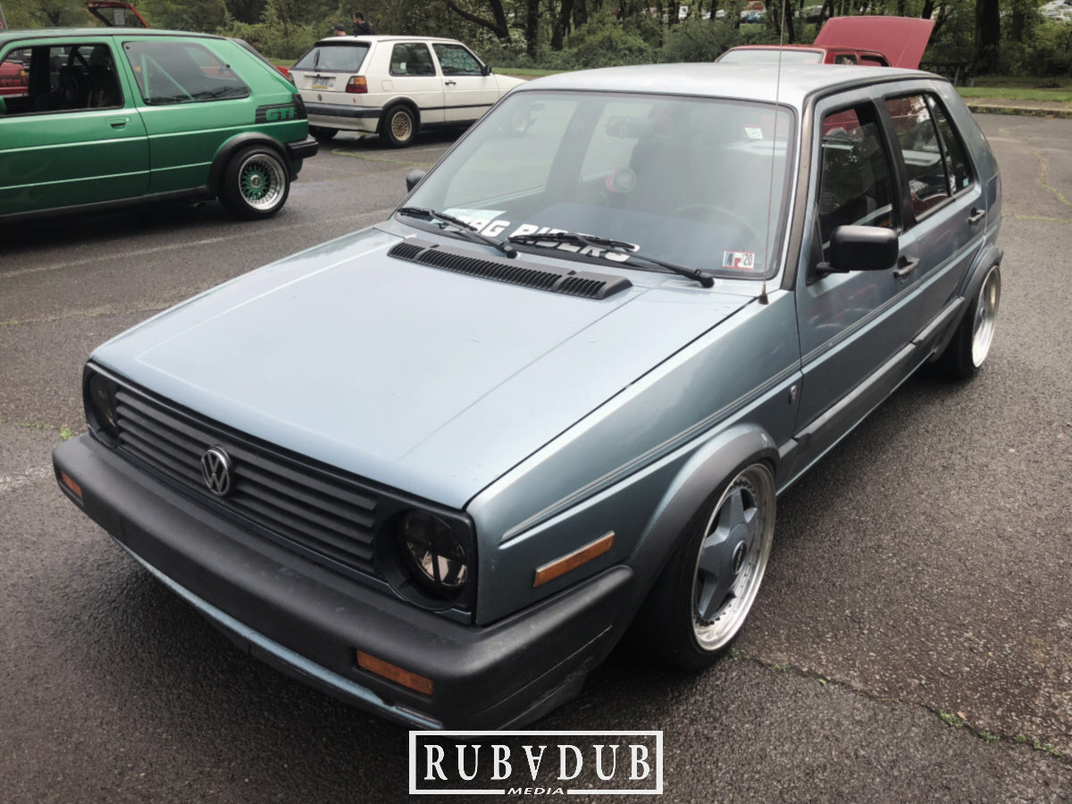 5 door blue bagged mk2 golf