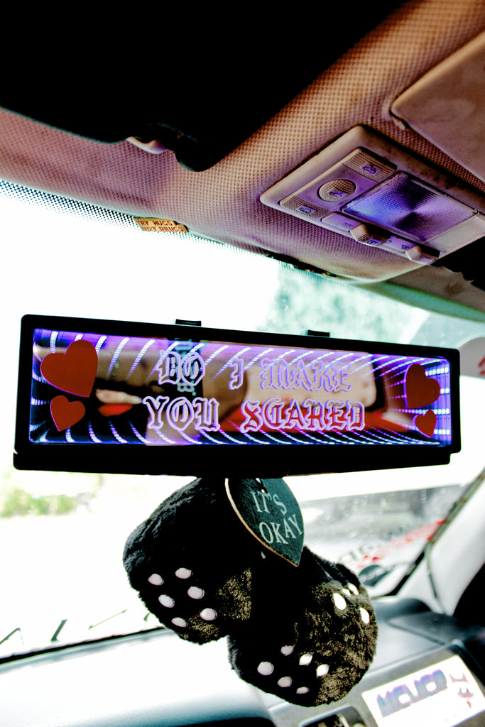 rear view mirror hanging dice vw mk3 golf