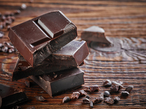 dark chocolate, antioxidants, skin-friendly food