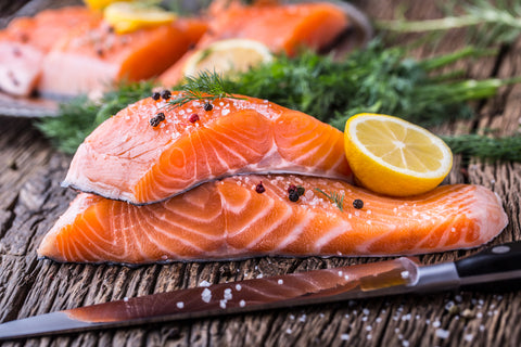 salmon, omega 3 food, skin-friendly food