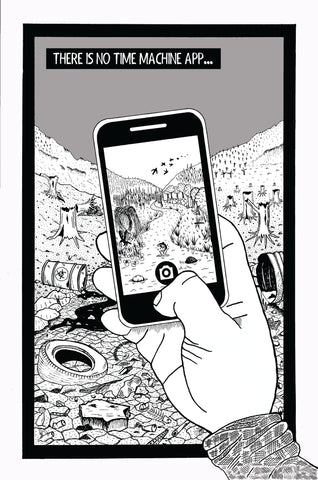 There Is No Time Machine App from Heavy Manners Comic Bulletin One