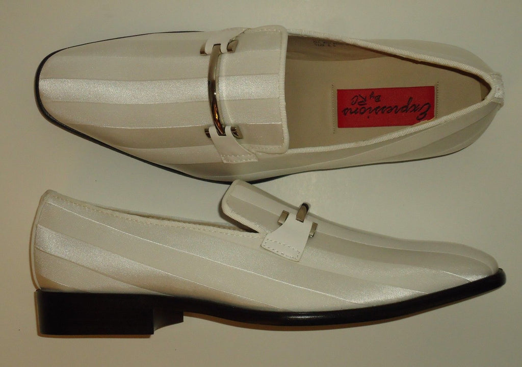 mens ivory loafers
