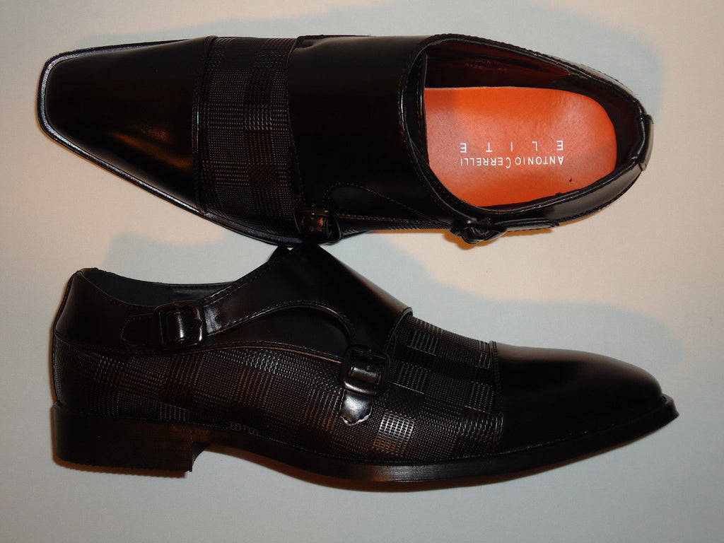 Mens Black Dress Shoes Loafers Elegant 