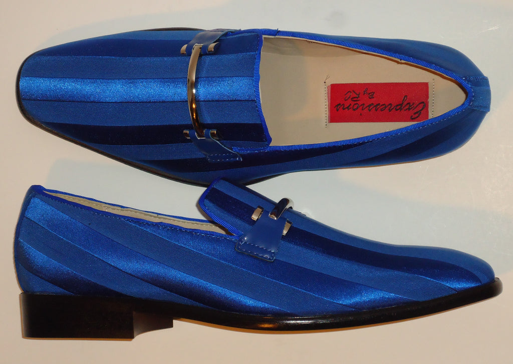 men's blue loafers shoes