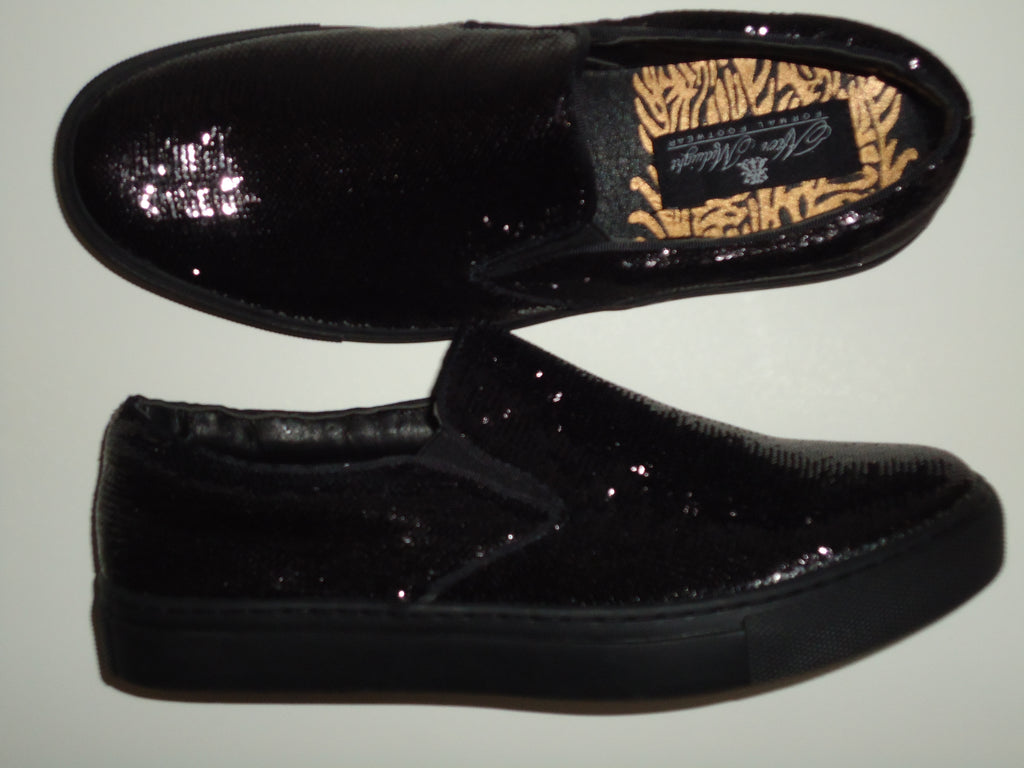 mens black sparkle shoes